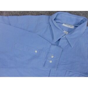 VTG Brooks Brothers Shirt Mens 15.5x34 Light Blue Dress Button Front Made in USA